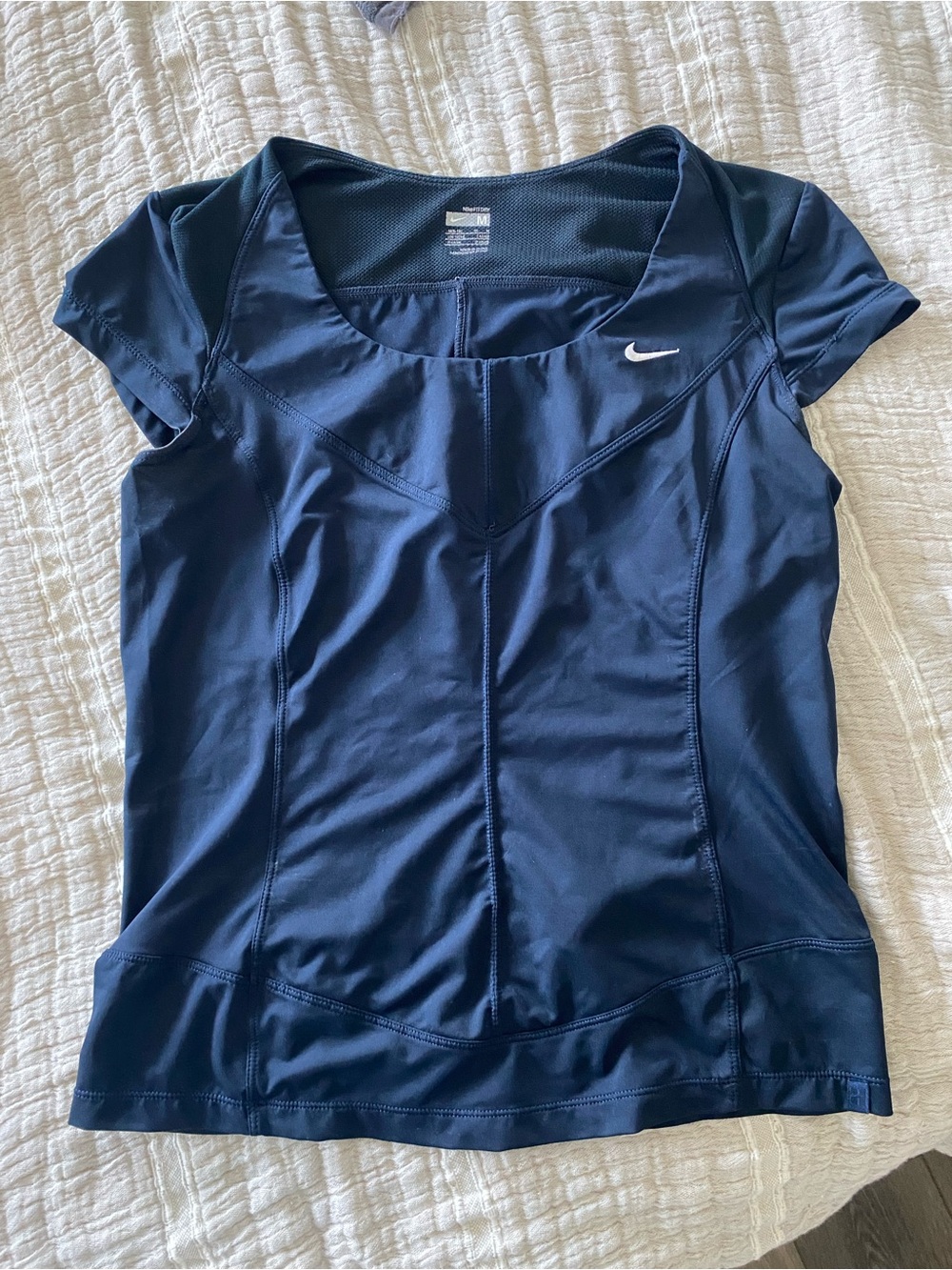 Nike Women's Navy Short Sleeve Performance Tee